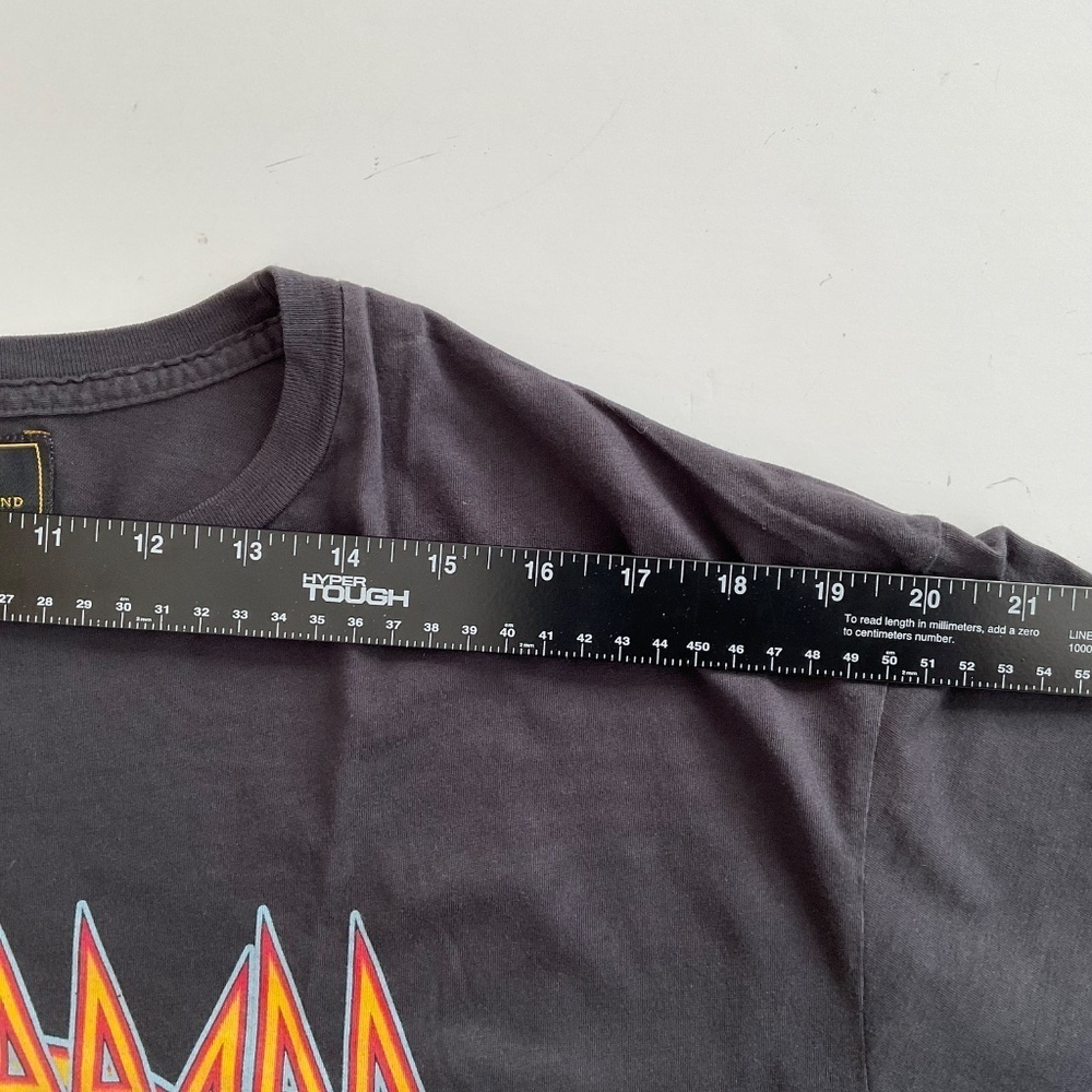 Retro Brand Def Leppard Graphic T-Shirt XL Gray US Tour 81’ High n Dry Metal - Picture 6 of 8